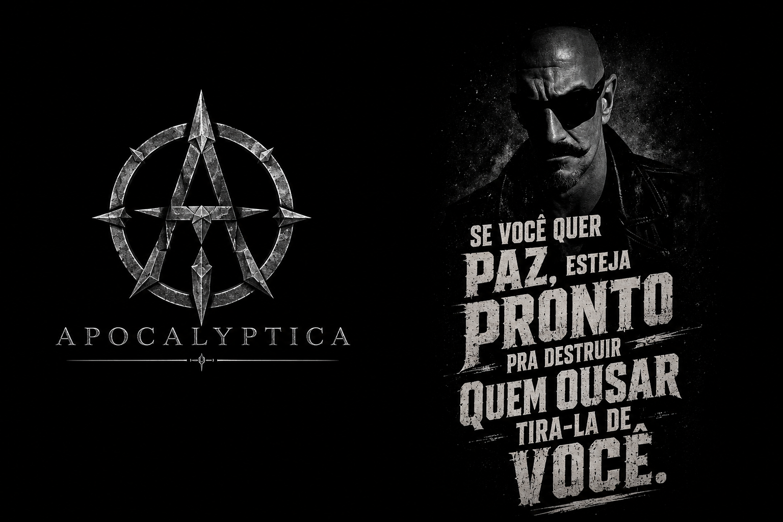 Arte frente e costas Apocalyptica